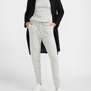 NWT Express High Waisted Cozy Sweater Jogger Pant in Gray M